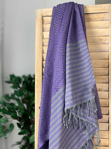 Hammam Towel Big Diamond Purple
