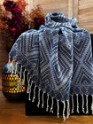 Hamam Handduk Oriental Dark Navy  Handvävda