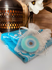Jacquard Hammam Towel & Hand made Eye Soap Set