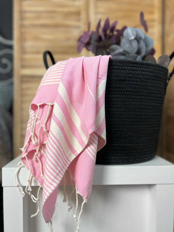 Hand/Face Hammam Towel Aegean Pink