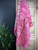 Hammam Towel Waffle Tie dye Fuchsia