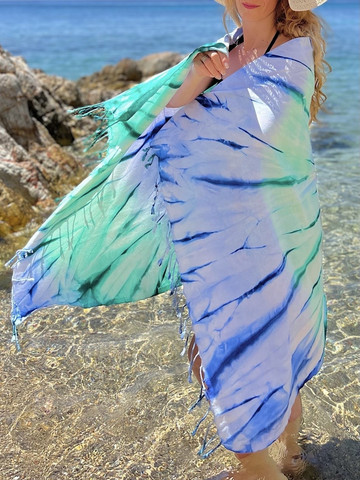 Hamam Handduk Batik Ocean Bomull