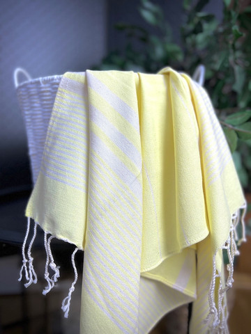 Hamam handduk Små Aegean Citrus Gul