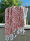 Hamam-käsipyyhe Oriental Käsinkudottu Dusty Pink Koko:45 x 105