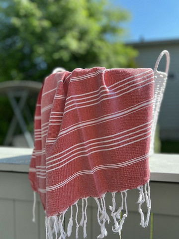 Hand/Face Hammam Towel Sultan Premium Red