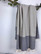 Hammam Towel Diamond Stripe Grey
