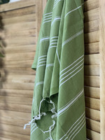 Sultan Hammam Towel Khaki Green