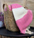Chevron Hammam Towel Candy Pink