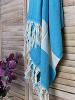Hammam Towel Chevron Turquoise