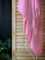 Hammam Towel Crystal Candy Pink Hand-loomed