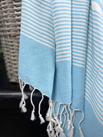 Hamam-pyyhe Aegean Turkoosi 180 x 100, 100%puuvillaa