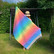 Beach Rainbow Hamam Handduk Blå