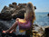 Beach Rainbow Hamam Handduk Orange