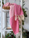Hamam Handduk Diamond Stripe Candy Pink