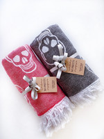 Jacquard Skull Hamam Handduk Paket 2