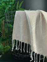 Hamam handduk Oriental Handvävda Beige