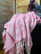 Hamam Handduk Oriental Baby Pink Handvävda