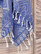 Hammam Towel Oriental Ocean Blue Hand-loomed