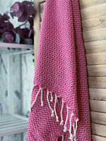 Crystal Hammam-Towel Handloomed Fuchsia