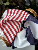 Hammam Towel Beach Denim-Red