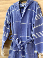 Kids’ Hammam Bathrobe Ocean Blue