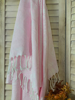 Hammam Towel Oriental Powder Pink Hand-loomed