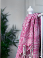 Hammam Towel Oriental Candy Pink Hand-loomed