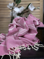 Hamam-pyyhe Sultan Slim Hot Pink 180 x 100, 100%puuvillaa