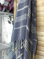 Hammam Towel Sultan Slim Denim Blue