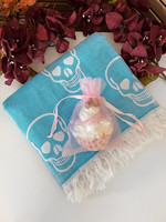 Jacquard Hamam Handduk & Cupcake Tvål Paket