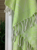 Hammam Towel Oriental Lime Hand-loomed