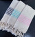 Hand/Face Linen Hand-loomed Hammam Towel Turquoise