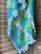 Hamam Handduk Jacquard Butterfly Turkos-Pistachio