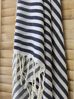 Hammam Towel Zebra Slim Navy