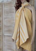 Hamam-pyyhe Aegean Sinappi 180 x 100, 100%puuvillaa