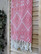 Hamam-pyyhe Oriental Rosa Käsinkudottu 180 x 95, 100%puuvillaa
