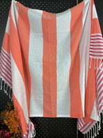 Hammam Towel Surf Coral-Red