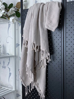 Hamam-pyyhe Kivipesty Stripe Harmaanbeige 180 x 90, 100%puuvillaa