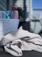Hammam Towel Stonewashed Stripe Grey Beige