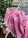 Hamam Handduk Jacquard Skull Fuchsia