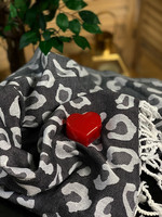 Jacquard Hammam Towel & Hand made Heart shaped Soap Set