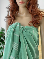 Sultan Slim Hammam Towel Jade Green