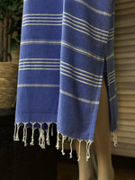 Hammam-poncho Sultan Ocean Blue