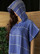 Hammam-poncho Sultan Ocean Blue