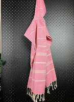 Kids’ Poncho size M,L Sultan Hot Pink