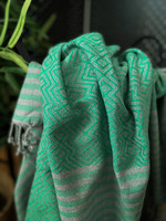 Hammam Towel Big Diamond Jade Green