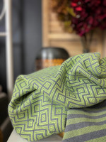 Hammam Towel Big Diamond Lime