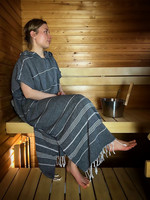 Hammam-poncho Sultan Anthracite