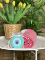 Sultan Hammam Towel &  Natural Eye Soap Set