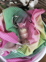 Beach Hamam Handduk & Cupcake Tvål Paket